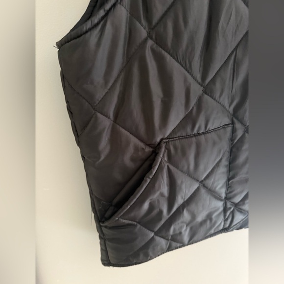 Berne Apparel Black Quilted Puffer Vest Mens SZ 2XLR Full Zip Pockets Outerwear - Picture 4 of 9